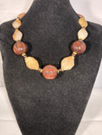 Yellow Jade & Natural Jade Necklace