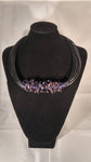 Crystal Beehive Pendant with Leather Necklace - item  #276